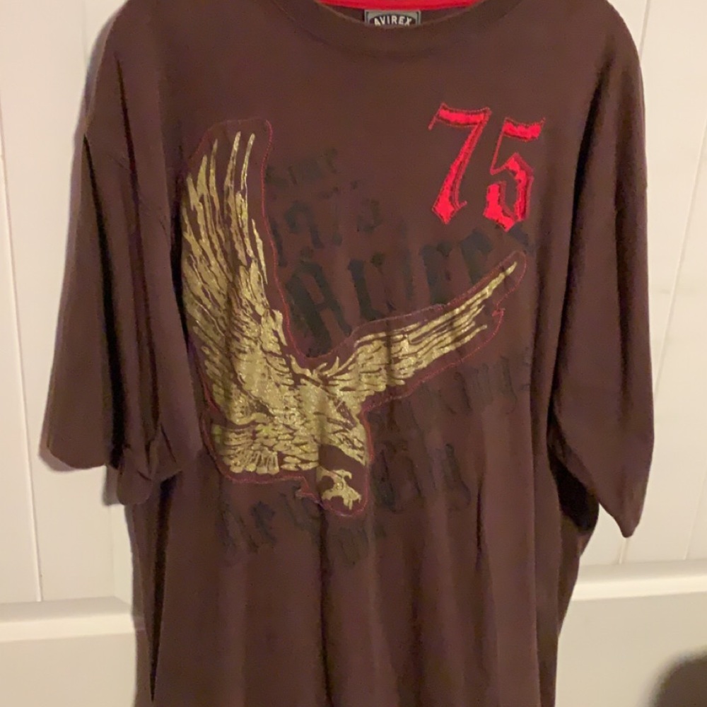 Avirex Vintage Brown T-shirt men’s XL